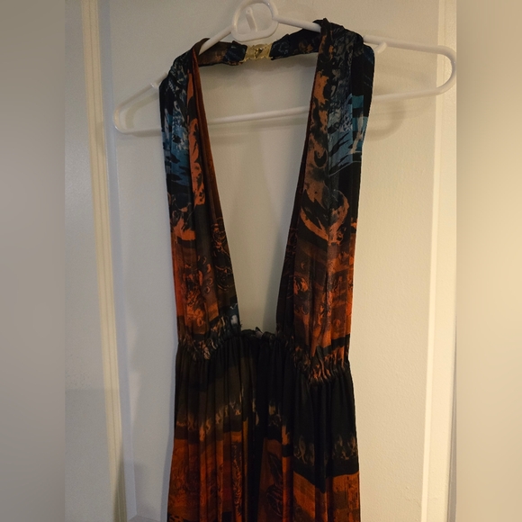 BALMAIN Silk Halter Maxi Dress - Picture 6 of 12